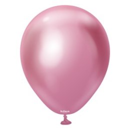 Balony lateksowe Mirror Pink, 13 cm, 100 szt. Kalisan