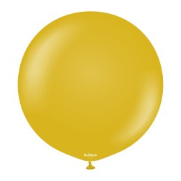 Balony lateksowe Mustard, musztardowe 45 cm, 1 szt. Kalisan