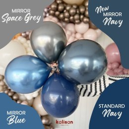 Balony lateksowe Navy, granat 60 cm, 2 szt. Kalisan