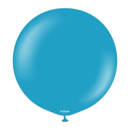 Balony lateksowe Retro Deep Blue, niebieski, 60 cm, 2 szt. Kalisan