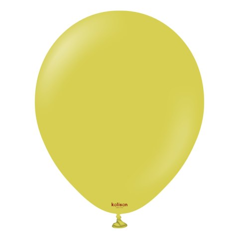 Balony lateksowe Retro Olive, zielony 13 cm, 100 szt. Kalisan Balony lateksowe Retro Olive, zielony 13 cm, 100 szt. Kalisan