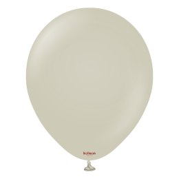 Balony lateksowe Retro Stone, szary, 13 cm, 100 szt. Kalisan