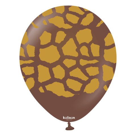 Balony lateksowe Safari Giraffe Chocolate Brown, żyrafa, brązowa, 30 cm, 25 szt. Kalisan Balony lateksowe Safari Giraffe Chocolate Brown, żyrafa, brązowa, 30 cm, 25 szt. Kalisan