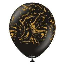 Balony lateksowe Space Nebula, kosmos, czarny, 30 cm, 25 szt. Kalisan