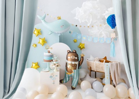 Balony lateksowe Strong, Niebieskie, Pastel Light Misty Blue, 12cm, 100 szt. Partydeco Balony lateksowe Strong, Niebieskie, Pastel Light Misty Blue, 12cm, 100 szt. Partydeco