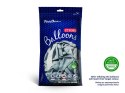 Balony lateksowe Strong, Niebieskie, Pastel Light Misty Blue, 12cm, 100 szt. Partydeco