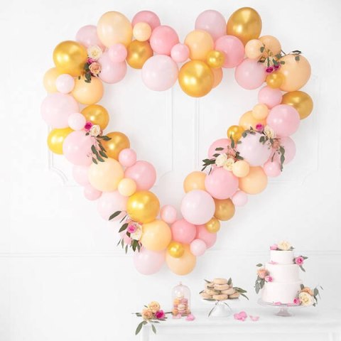 Balony lateksowe Strong Różowe, Pastel Pale Pink, 12cm, 100 szt. Partydeco Balony lateksowe Strong Różowe, Pastel Pale Pink, 12cm, 100 szt. Partydeco