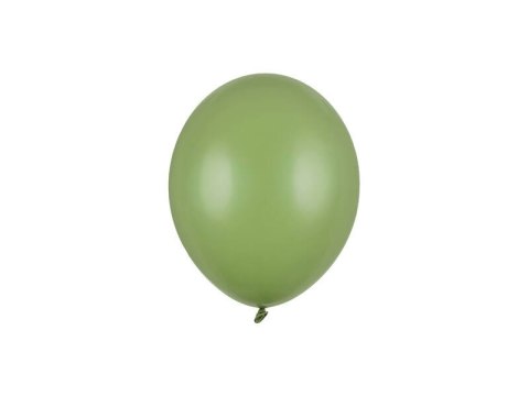Balony lateksowe Strong, Zielone, Pastel Rosemary Green, 12cm, 100 szt. Partydeco Balony lateksowe Strong, Zielone, Pastel Rosemary Green, 12cm, 100 szt. Partydeco
