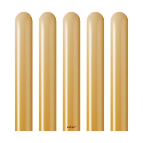 Balony lateksowe do modelownia. Modeling 260 Mirror Gold, złoty, 115 cm, 50 szt. Kalisan Balony lateksowe do modelownia. Modeling 260 Mirror Gold, złoty, 115 cm, 50 szt. Kalisan