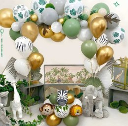 Girlanda balononowa, zestaw balonów Safari, 78szt VivaParty