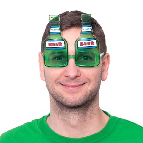 Imprezowe okulary Butelki piwa, oprawki piwosza PartyPal Imprezowe okulary Butelki piwa, oprawki piwosza PartyPal