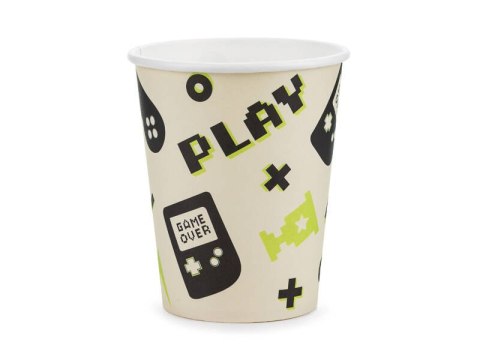 Kubeczki Gamer, 220ml, 6 szt Partydeco Kubeczki Gamer, 220ml, 6 szt Partydeco