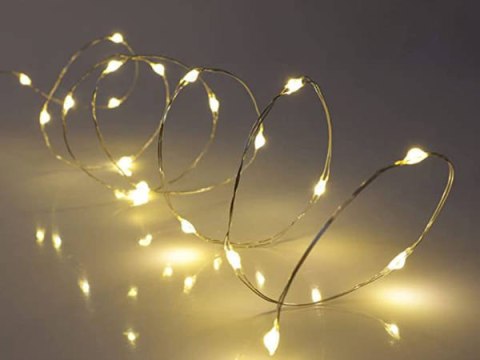 Lampki LED, Ciepły biały, 30 diod Marka niezdefiniowana Lampki LED, Ciepły biały, 30 diod Marka niezdefiniowana
