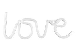 Neon LED - Love, biały, 34,5x13cm Partydeco