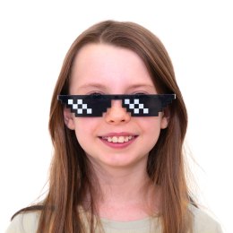 Okulary Thug Life, piksele, oprawki gamer PartyPal
