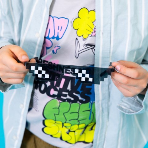 Okulary Thug Life, piksele, oprawki gamer PartyPal Okulary Thug Life, piksele, oprawki gamer PartyPal
