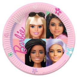 Talerzyki Barbie, Barbie Sweet Life, 23cm, 8 szt. Amscan / Anagram