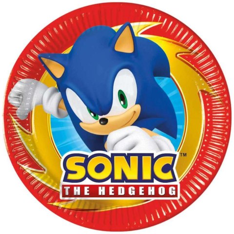 Talerzyki papierowe Sonic, 20 cm, 8 szt. Procos Talerzyki papierowe Sonic, 20 cm, 8 szt. Procos