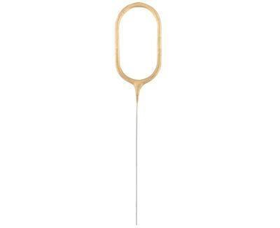Zimne ognie złota cyfra 0, 17cm Godan Zimne ognie złota cyfra 0, 17cm Godan