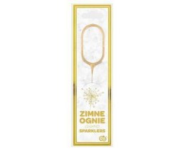 Zimne ognie złota cyfra 0, 17cm Godan