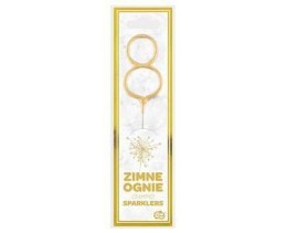 Zimne ognie złota cyfra 8, 17cm Godan