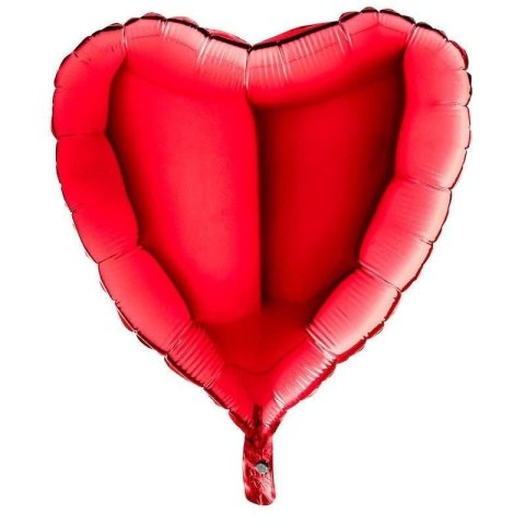 Balon Foliowy Czerwone Serce 56cm, Grabo pakowane Grabo Balon Foliowy Czerwone Serce 56cm, Grabo pakowane Grabo