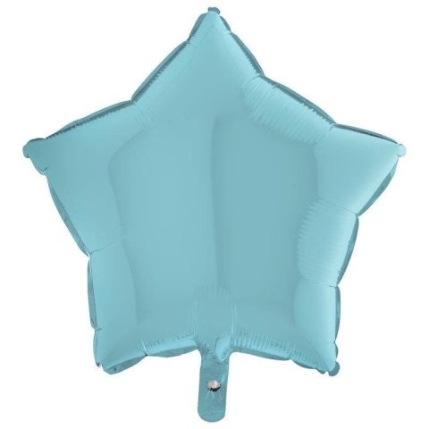 Balon Foliowy - Gwiazda Pastelowy Błękit 46 cm Grabo Grabo Balon Foliowy - Gwiazda Pastelowy Błękit 46 cm Grabo Grabo