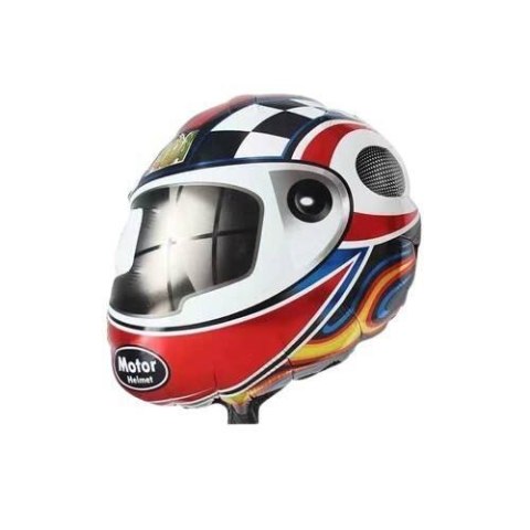Balon Foliowy Kask na Motor Formuła Racing 56 cm VivaParty Balon Foliowy Kask na Motor Formuła Racing 56 cm VivaParty