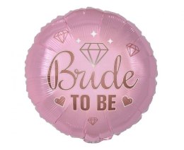 Balon foliowy Bride to be, rose gold 45 cm Godan