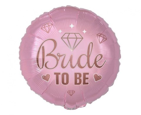 Balon foliowy Bride to be, rose gold 45 cm Godan Balon foliowy Bride to be, rose gold 45 cm Godan