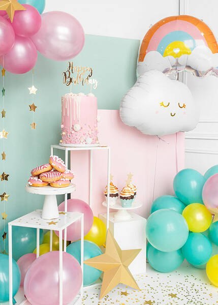 Balon foliowy Chmurka, 51x35.5cm Partydeco Balon foliowy Chmurka, 51x35.5cm Partydeco