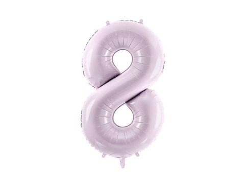 Balon foliowy Cyfra ''8"', 72cm, fiolet Partydeco Balon foliowy Cyfra ''8"', 72cm, fiolet Partydeco