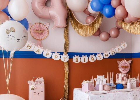 Balon foliowy Kot, 45 cm Partydeco Balon foliowy Kot, 45 cm Partydeco