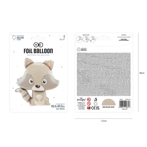 Balon foliowy Szop 64x85cm PartyPal Balon foliowy Szop 64x85cm PartyPal
