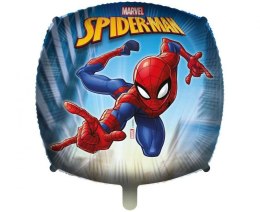 Balon foliowy kwadratowy Spiderman z ciężarkiem, 46cm Procos