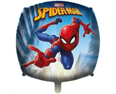 Balon foliowy kwadratowy Spiderman z ciężarkiem, 46cm Procos Balon foliowy kwadratowy Spiderman z ciężarkiem, 46cm Procos