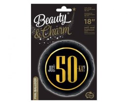 Balon foliowy na 50 urodziny - Już 50-ka?, 46cm Godan
