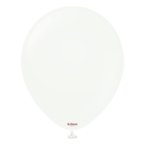 Balony Kalisan lateksowe White, białe 13cm, 100 szt. Kalisan Balony Kalisan lateksowe White, białe 13cm, 100 szt. Kalisan