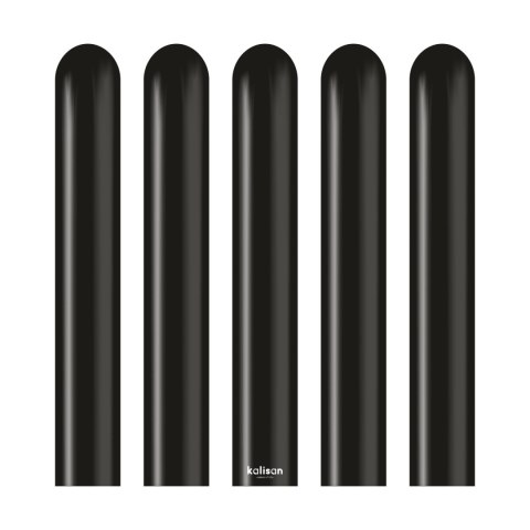 Balony do modelowania 260M, Standard Black, Czarne 115cm, 100 szt. Kalisan Balony do modelowania 260M, Standard Black, Czarne 115cm, 100 szt. Kalisan
