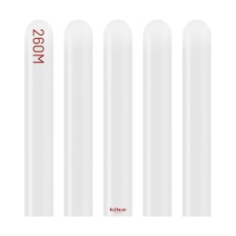 Balony do modelowania 260M, Standard Transparent, transparentne, 115cm, 100 szt. Kalisan