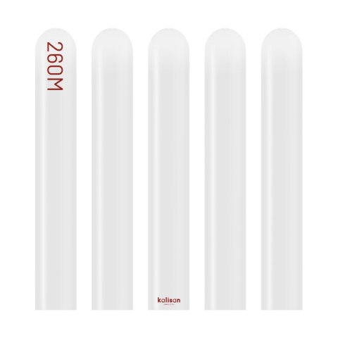 Balony do modelowania 260M, Standard Transparent, transparentne, 115cm, 100 szt. Kalisan Balony do modelowania 260M, Standard Transparent, transparentne, 115cm, 100 szt. Kalisan