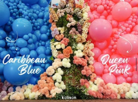 Balony lateksowe Caribbean Blue, niebieskie, 13cm, 100 szt. Kalisan Balony lateksowe Caribbean Blue, niebieskie, 13cm, 100 szt. Kalisan