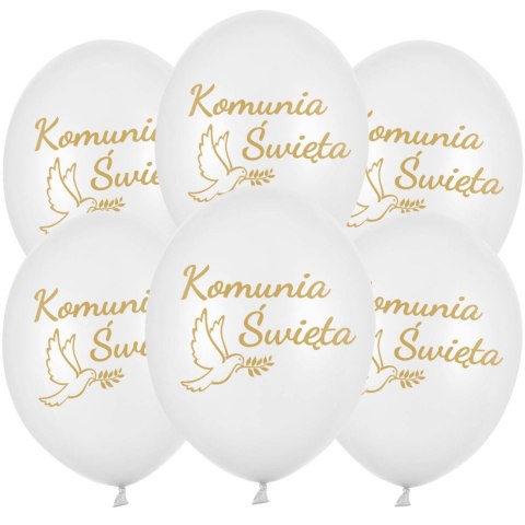 Balony lateksowe, Komunia Święta, 30cm, 50 szt. Flowballoons Balony lateksowe, Komunia Święta, 30cm, 50 szt. Flowballoons