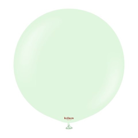Balony lateksowe Macaron Pale Green, zielony, 45 cm, 25 szt. Kalisan Balony lateksowe Macaron Pale Green, zielony, 45 cm, 25 szt. Kalisan