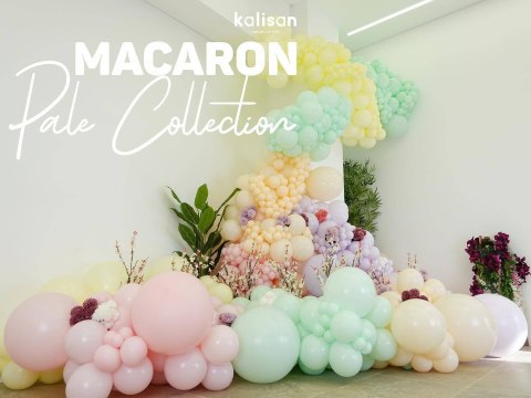 Balony lateksowe Macaron Pale Pink, różowy, 13 cm, 100 szt. Kalisan Balony lateksowe Macaron Pale Pink, różowy, 13 cm, 100 szt. Kalisan