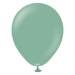 Balony lateksowe Retro Sage, zielony, 45 cm, 25 szt. Kalisan