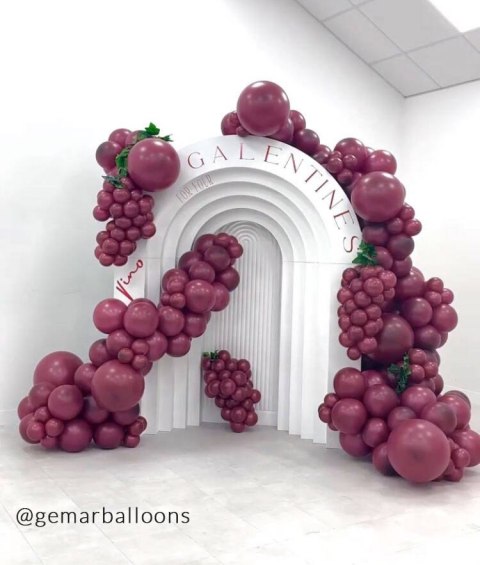 Balony lateksowe Wino, Vino 101, 30cm, 50 szt. Gemar Balony lateksowe Wino, Vino 101, 30cm, 50 szt. Gemar