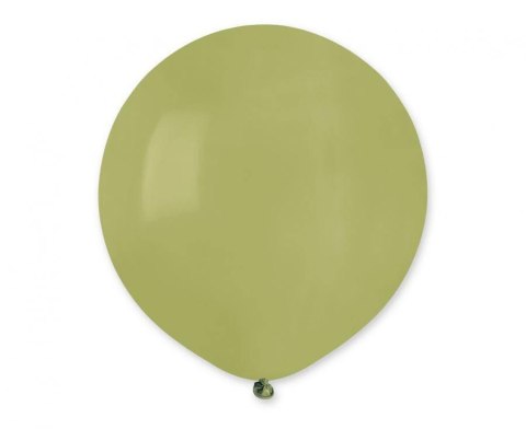 Balony lateksowe pastelowe zielone oliwkowe 98, 48cm, 25 szt. Gemar Balony lateksowe pastelowe zielone oliwkowe 98, 48cm, 25 szt. Gemar