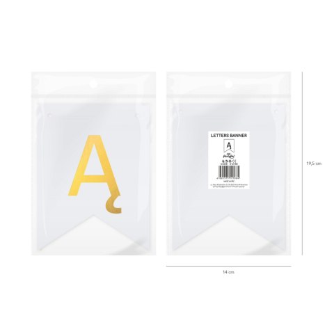 Baner DIY 16x12 cm - literka Ą Flowballoons Baner DIY 16x12 cm - literka Ą Flowballoons
