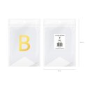 Baner DIY 16x12 cm - literka B Flowballoons